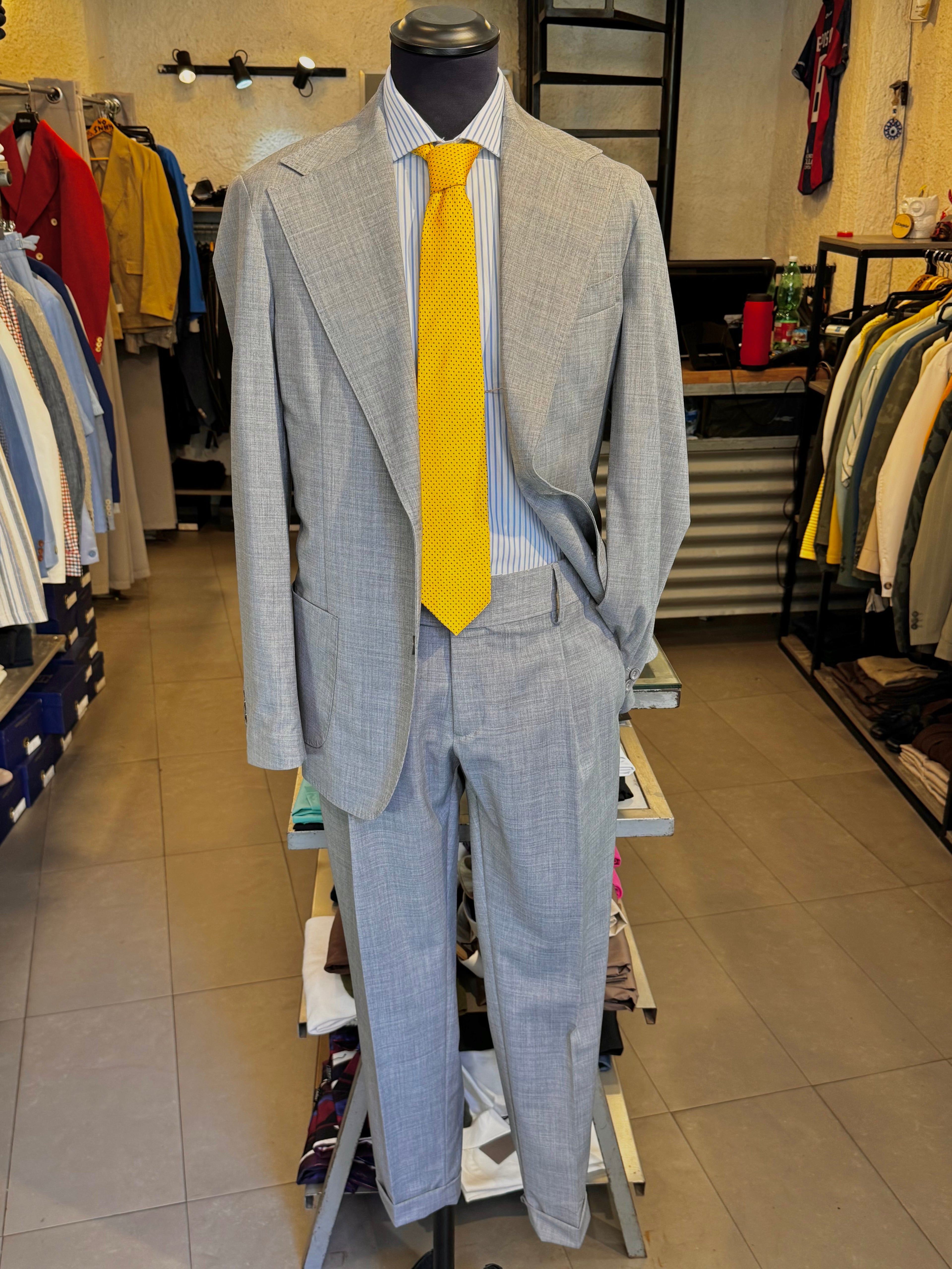 Abito Monopetto Grigio