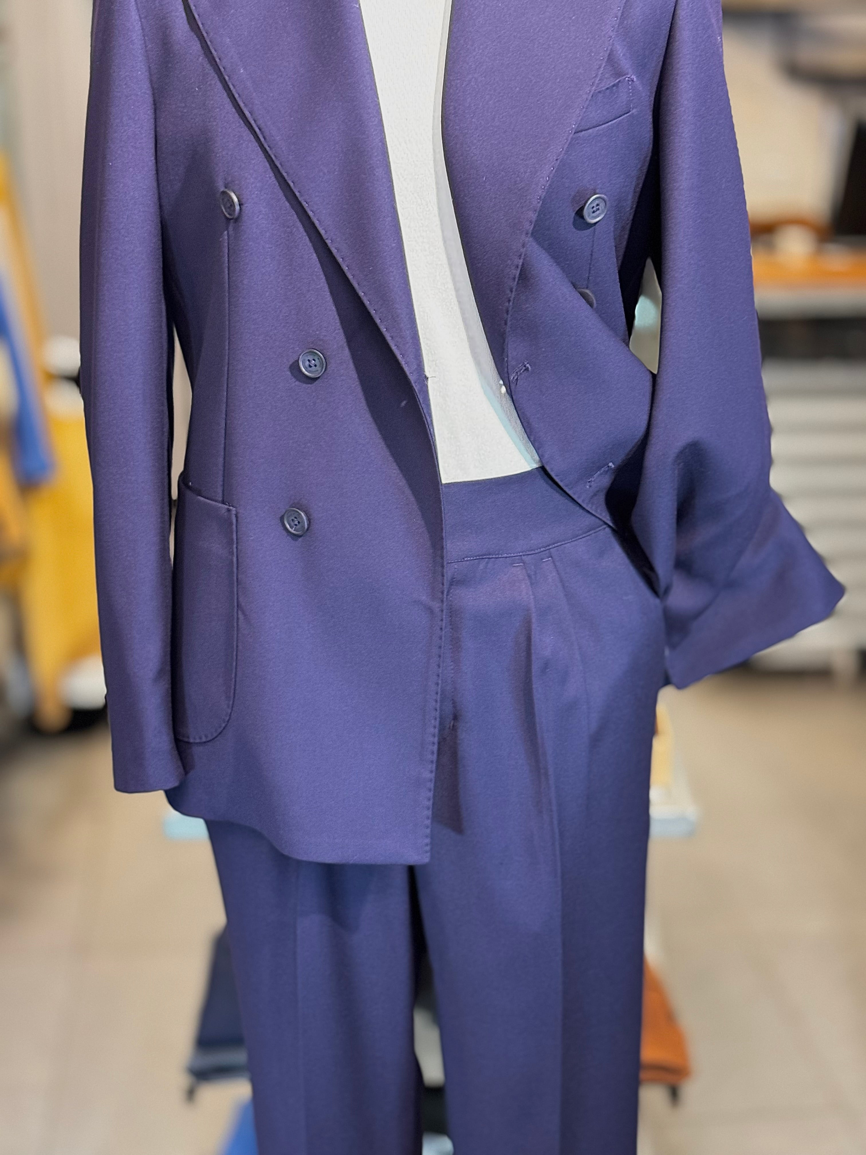 Abito Doppiopetto Porpora