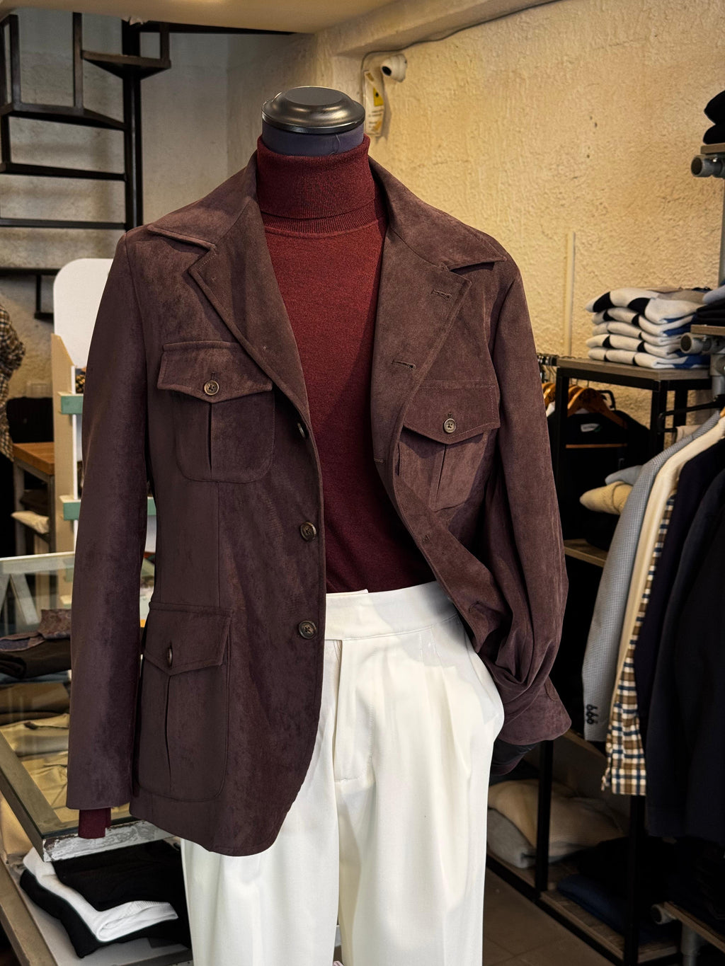 Sahariana eco-camoscio