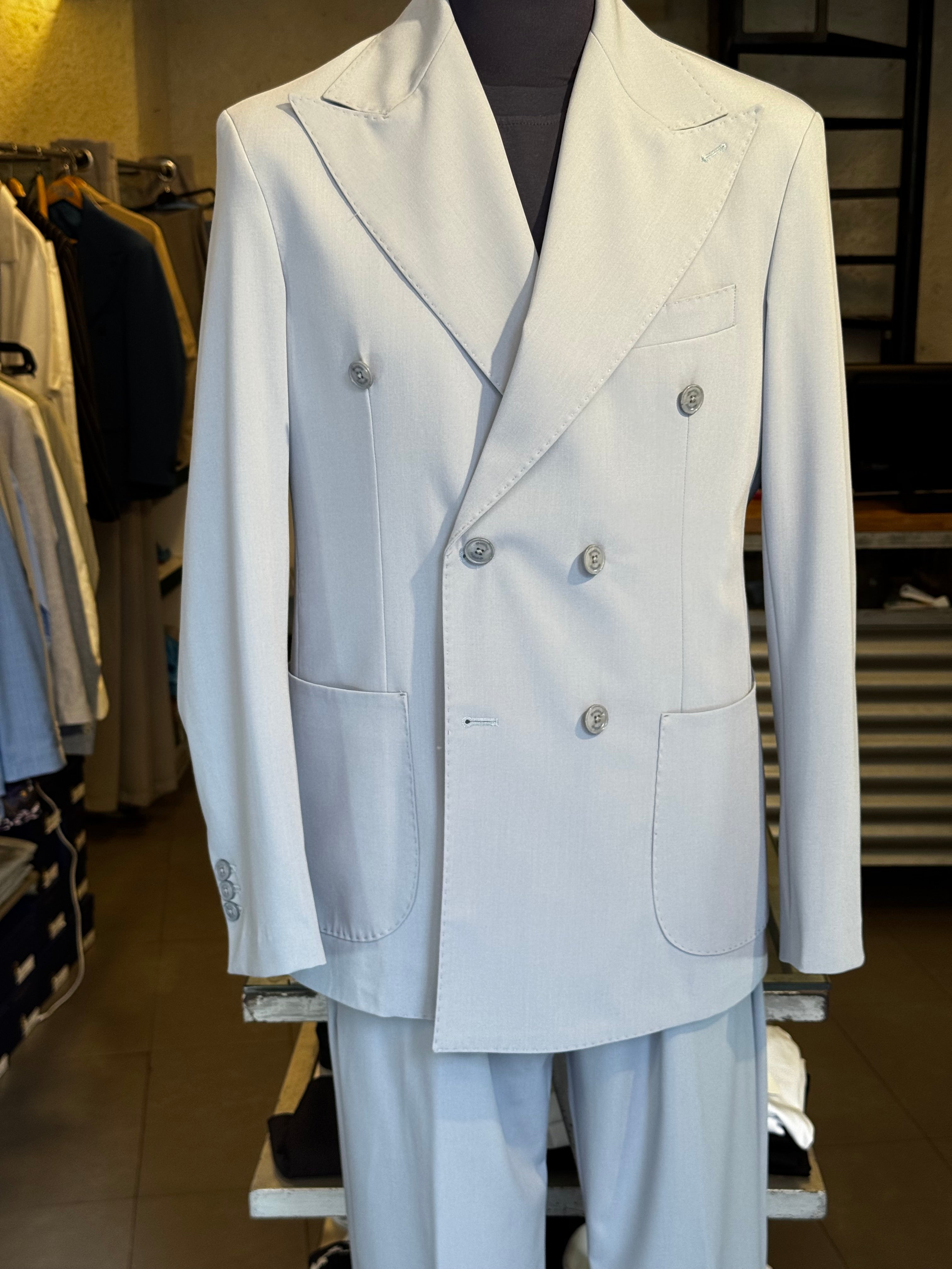 Abito Doppiopetto Grigio