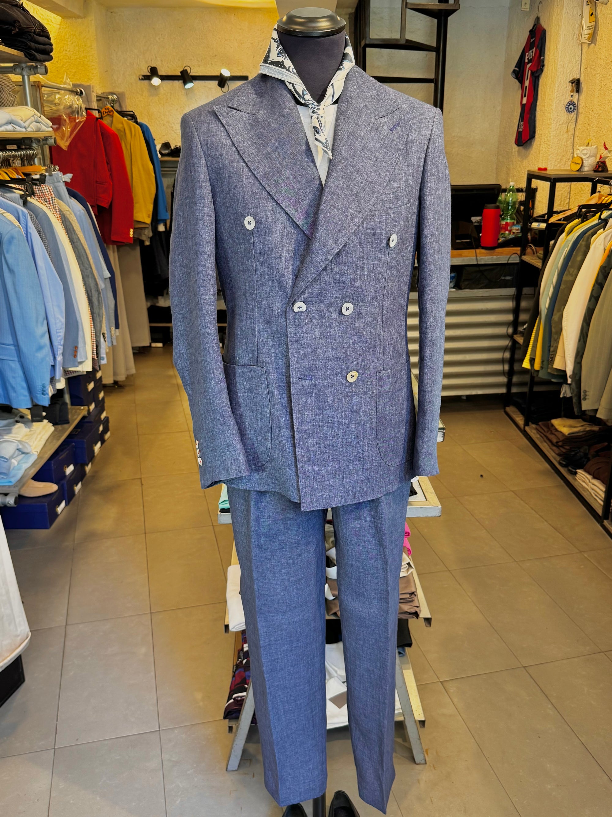 Abito Doppiopetto Denim