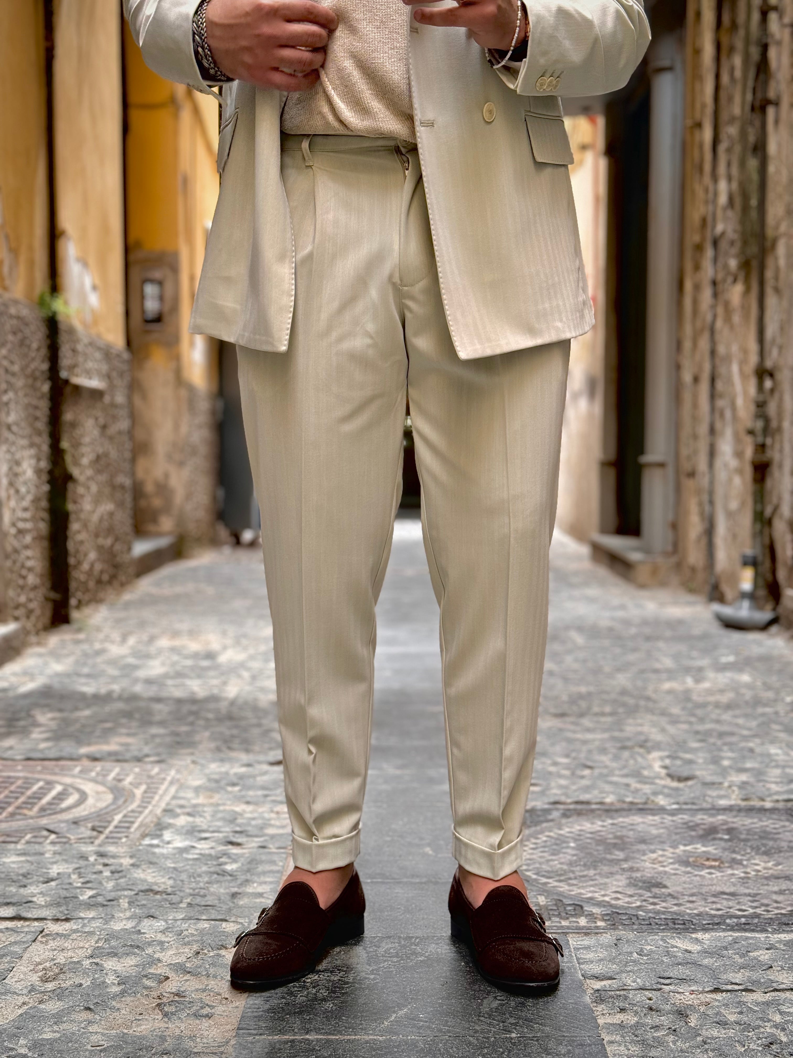 Abito Solaro Doppiopetto Beige