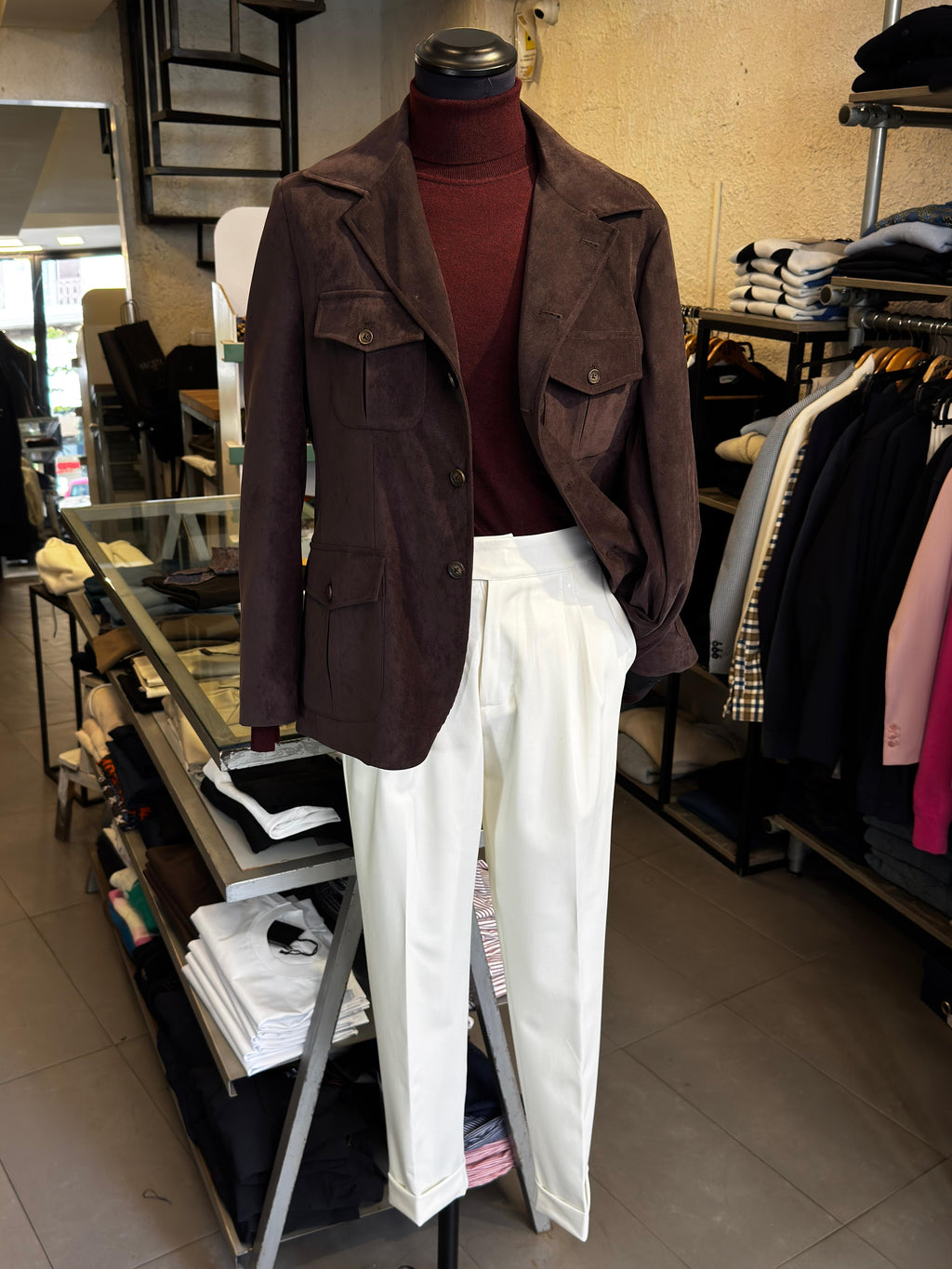 Sahariana eco-camoscio