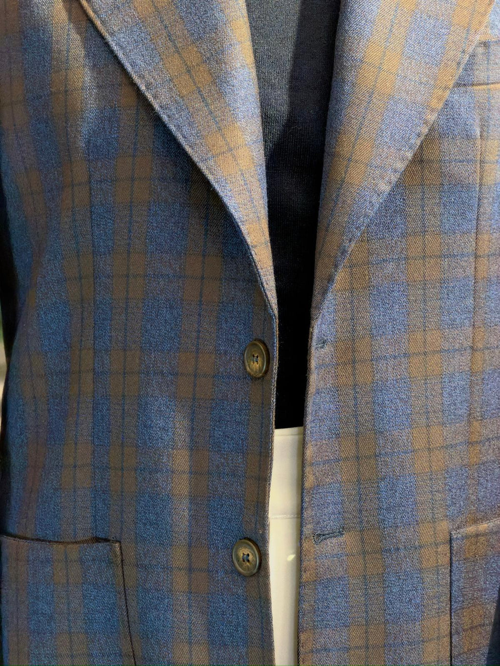 Giacca a Quadri Monopetto