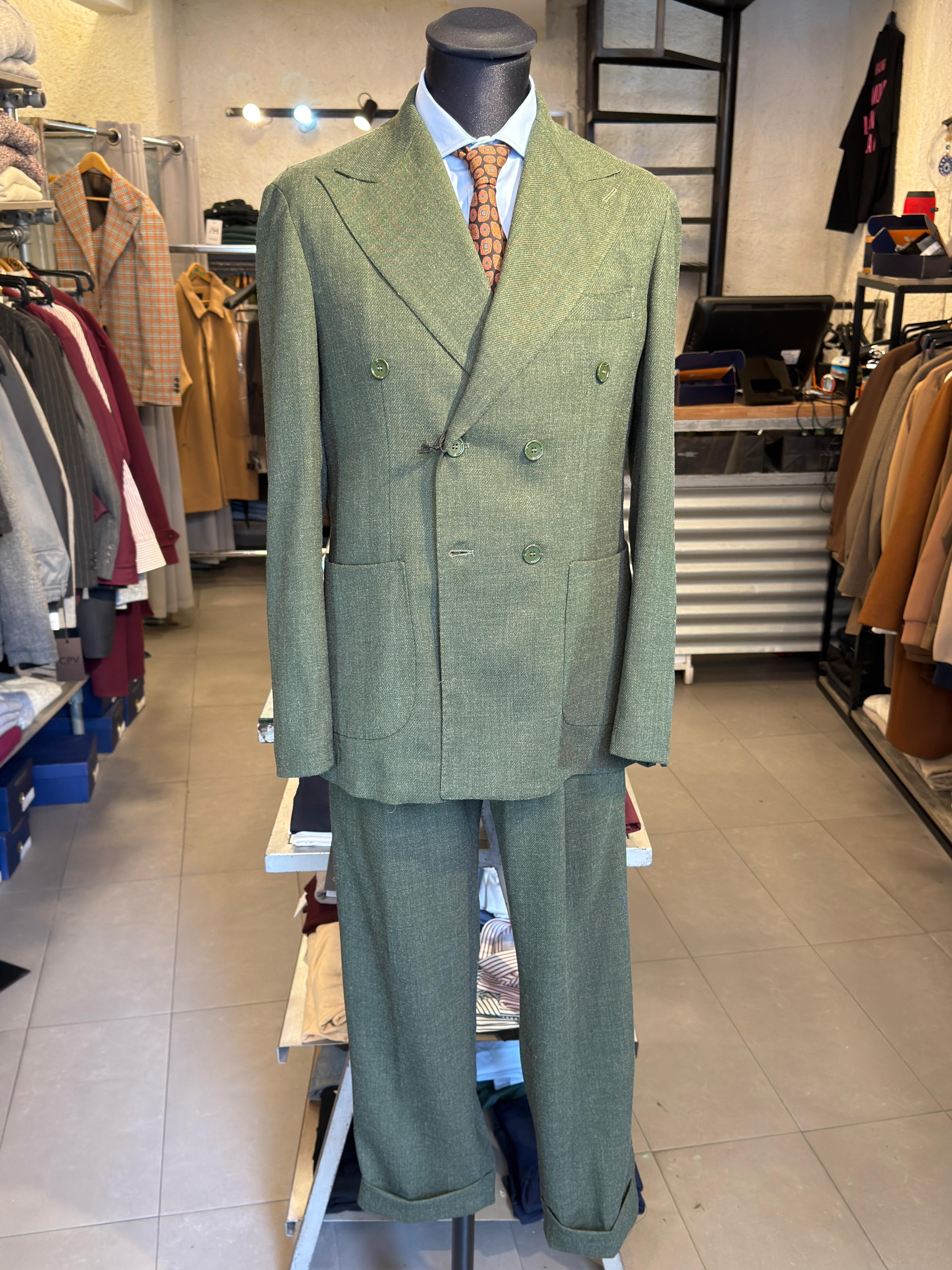 Abito Doppiopetto verde