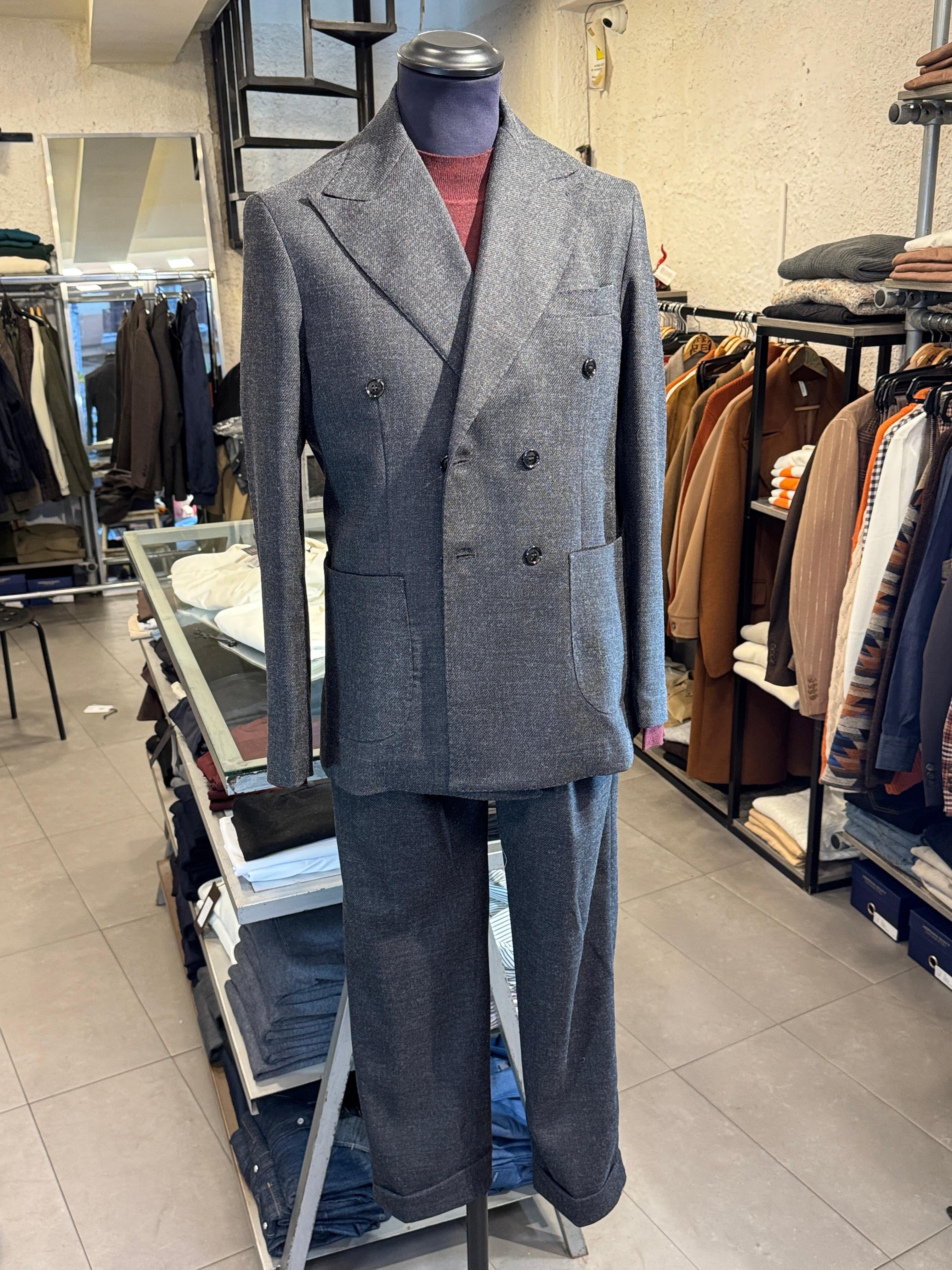 Abito  Doppiopetto Grigio