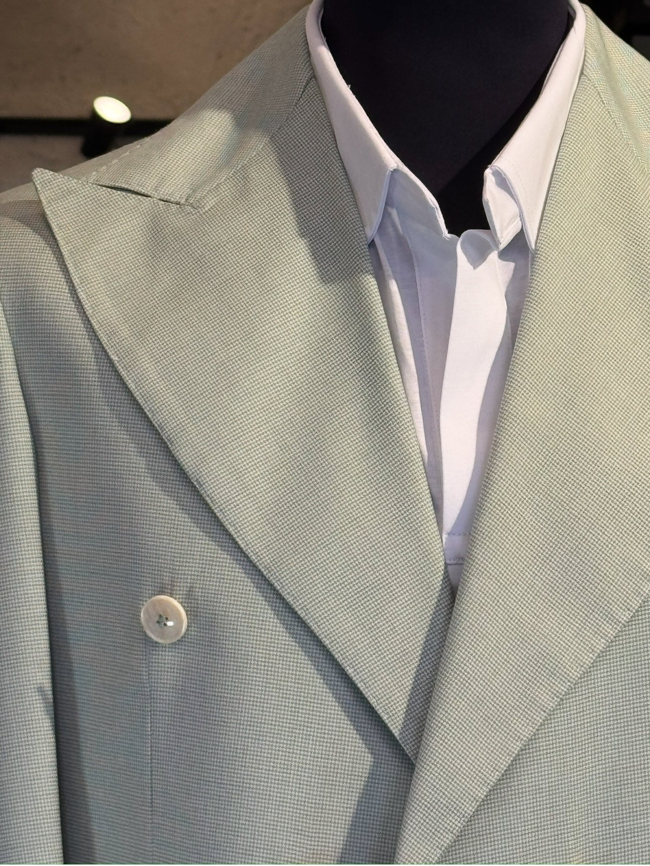 Abito Doppiopetto Verde Marino