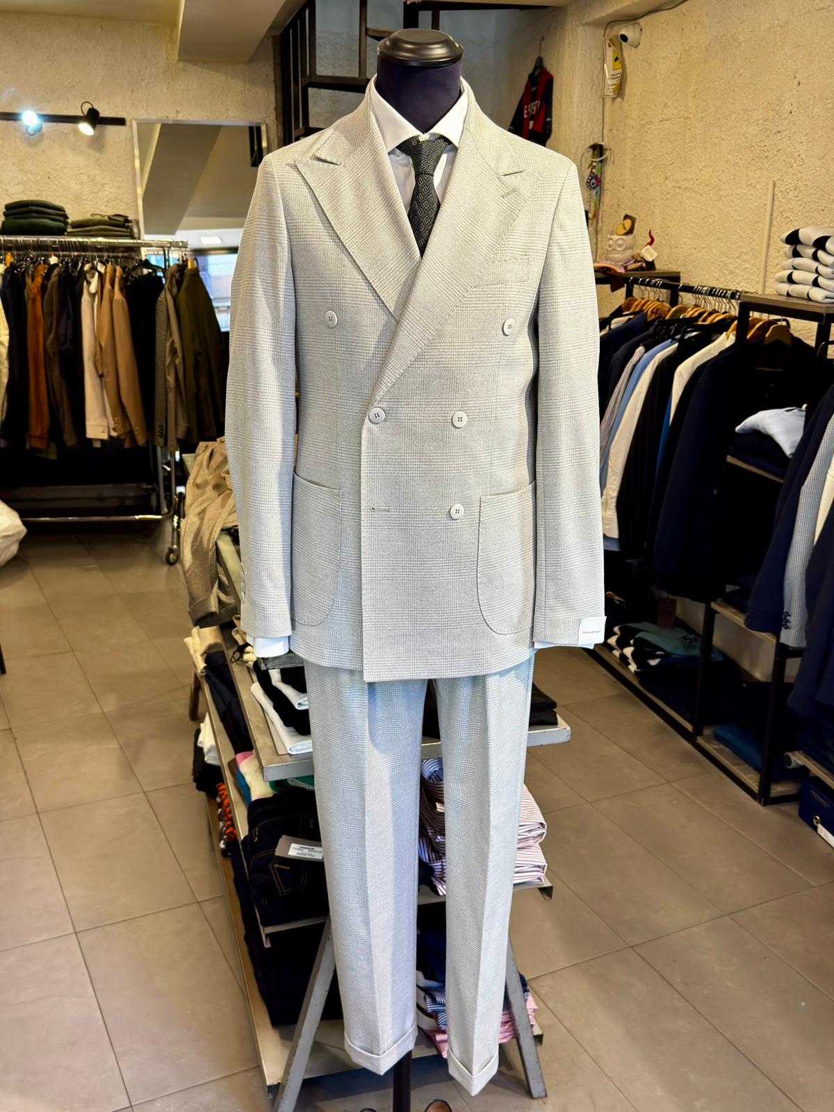 Abito Doppiopetto Grigio