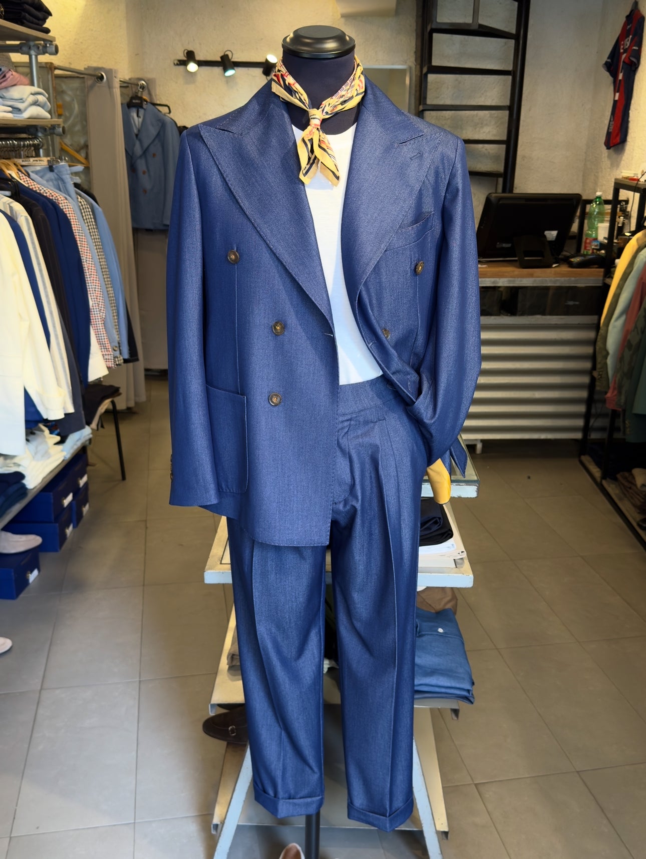 Abito Doppiopetto Denim