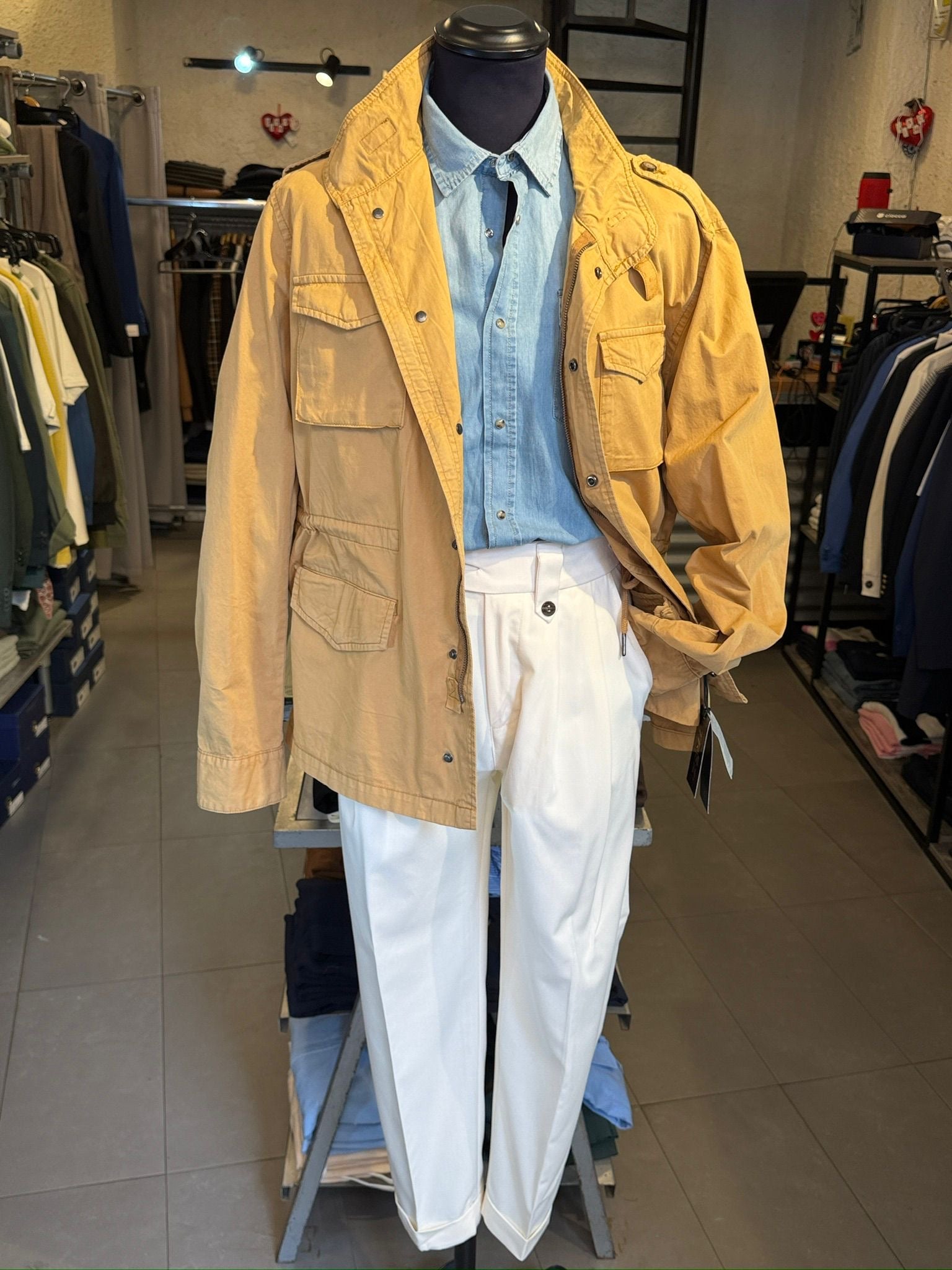 Field Jacket in cotone
