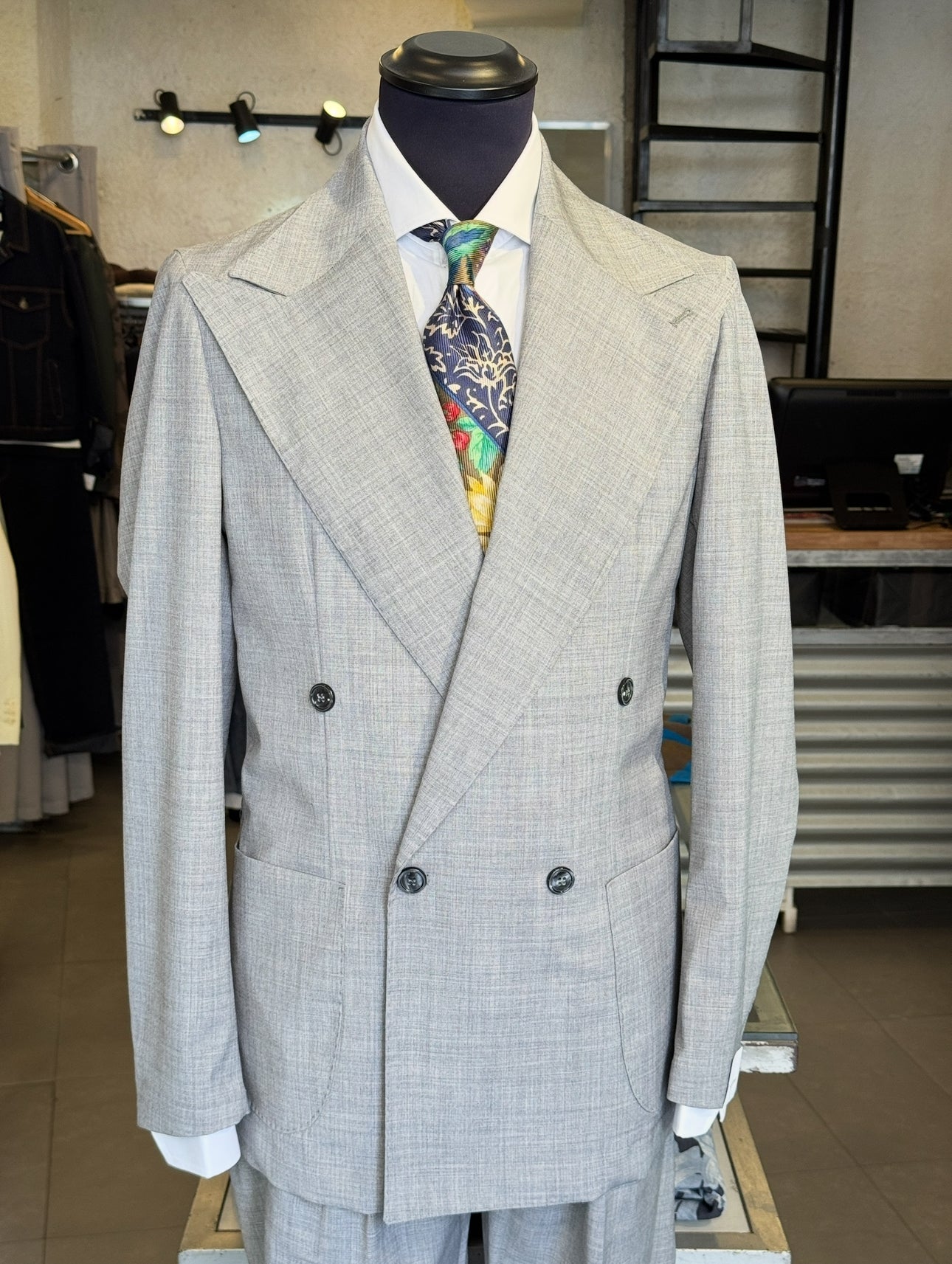 Abito Doppiopetto Grigio