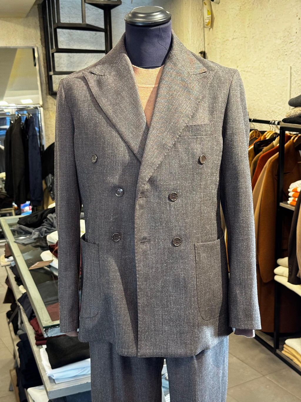 Abito Doppiopetto testa di moro