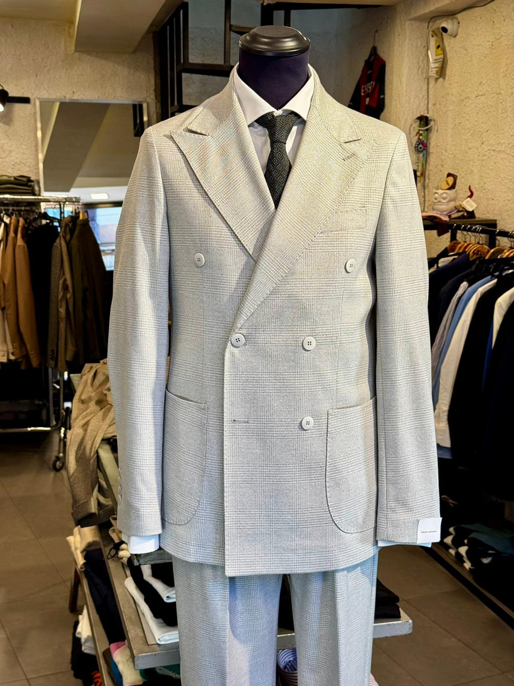 Abito Doppiopetto Grigio