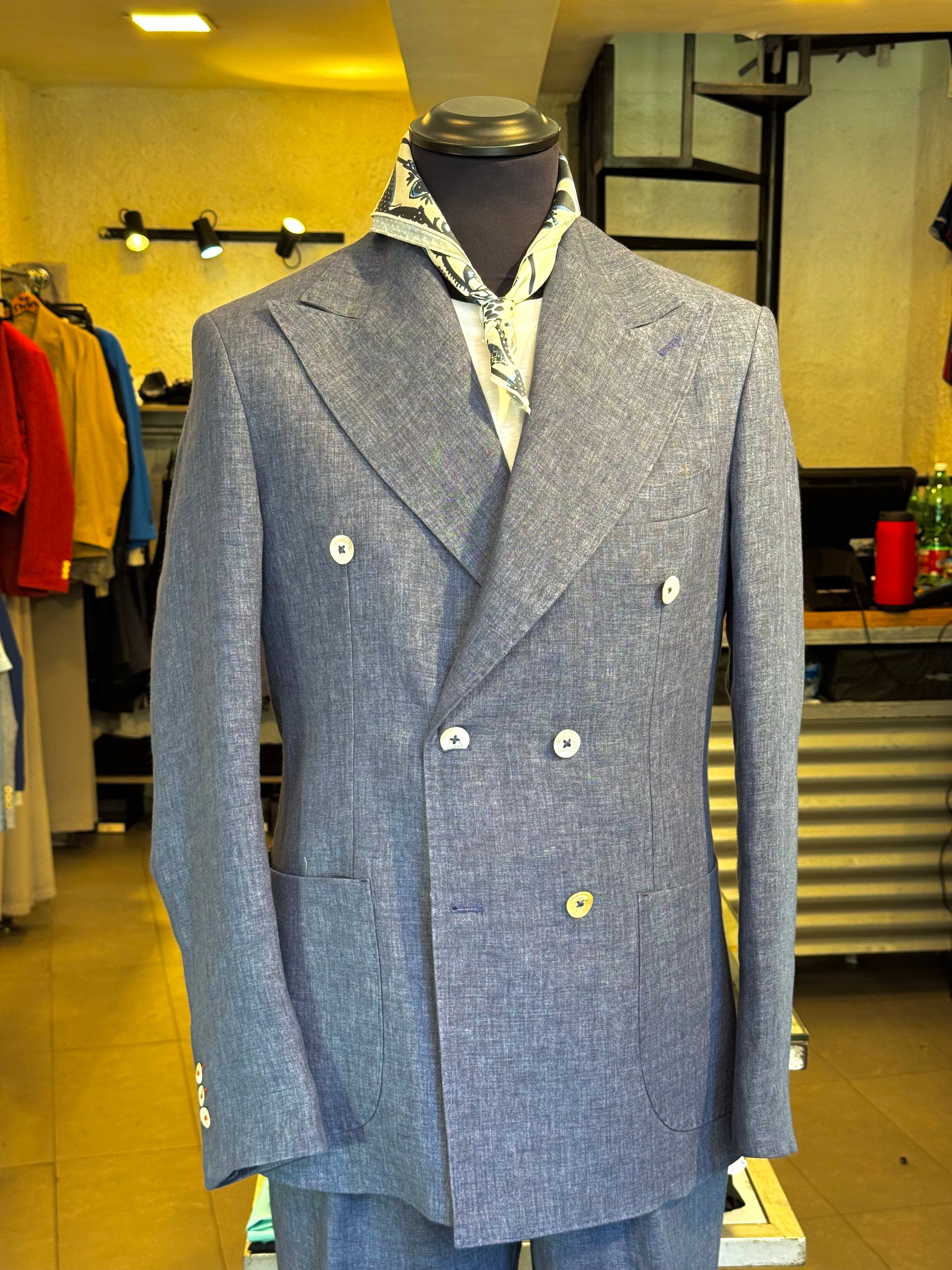 Abito Doppiopetto Denim