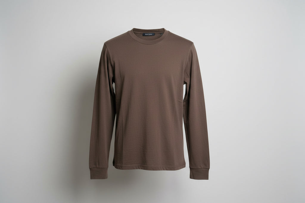 T-shirt manica lunga filo di Scozia