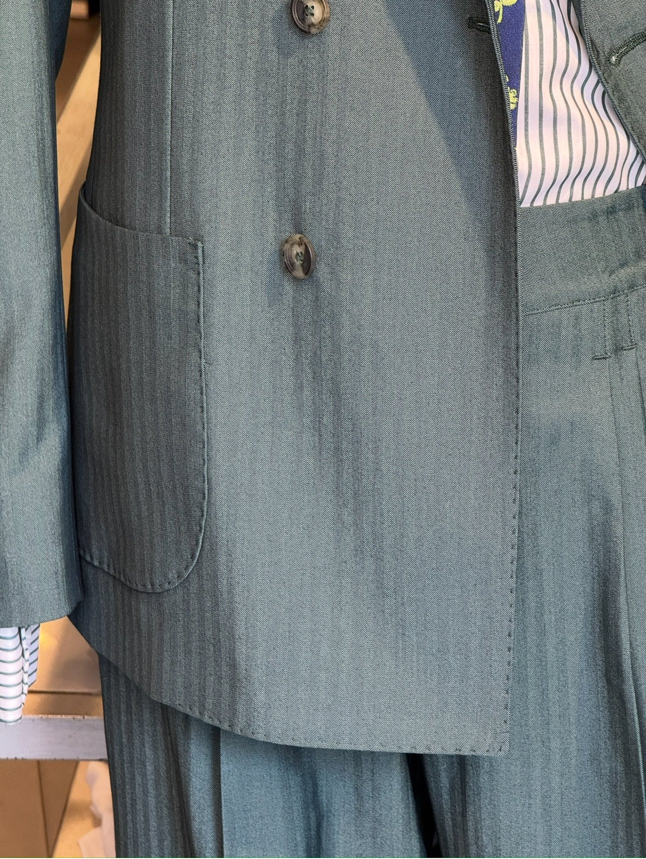 GIACCA Doppiopetto Verde Solaro