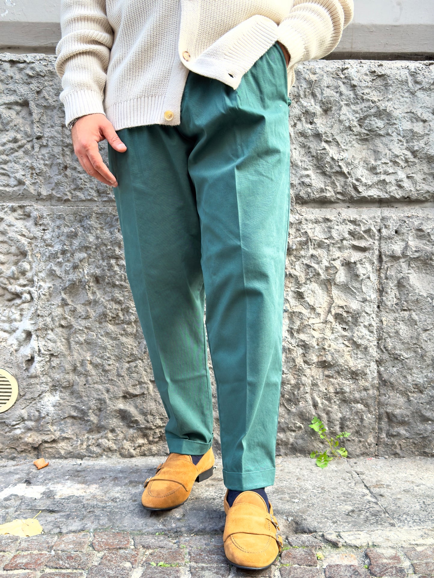 Pantalone New York in cotone