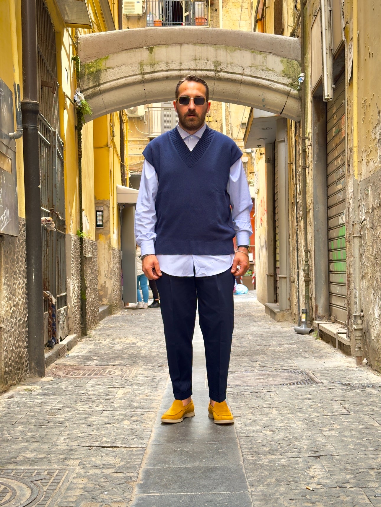 Maglia Giromanica scollo a V