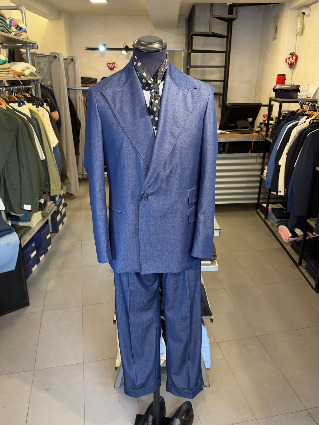 Abito Doppiopetto Denim