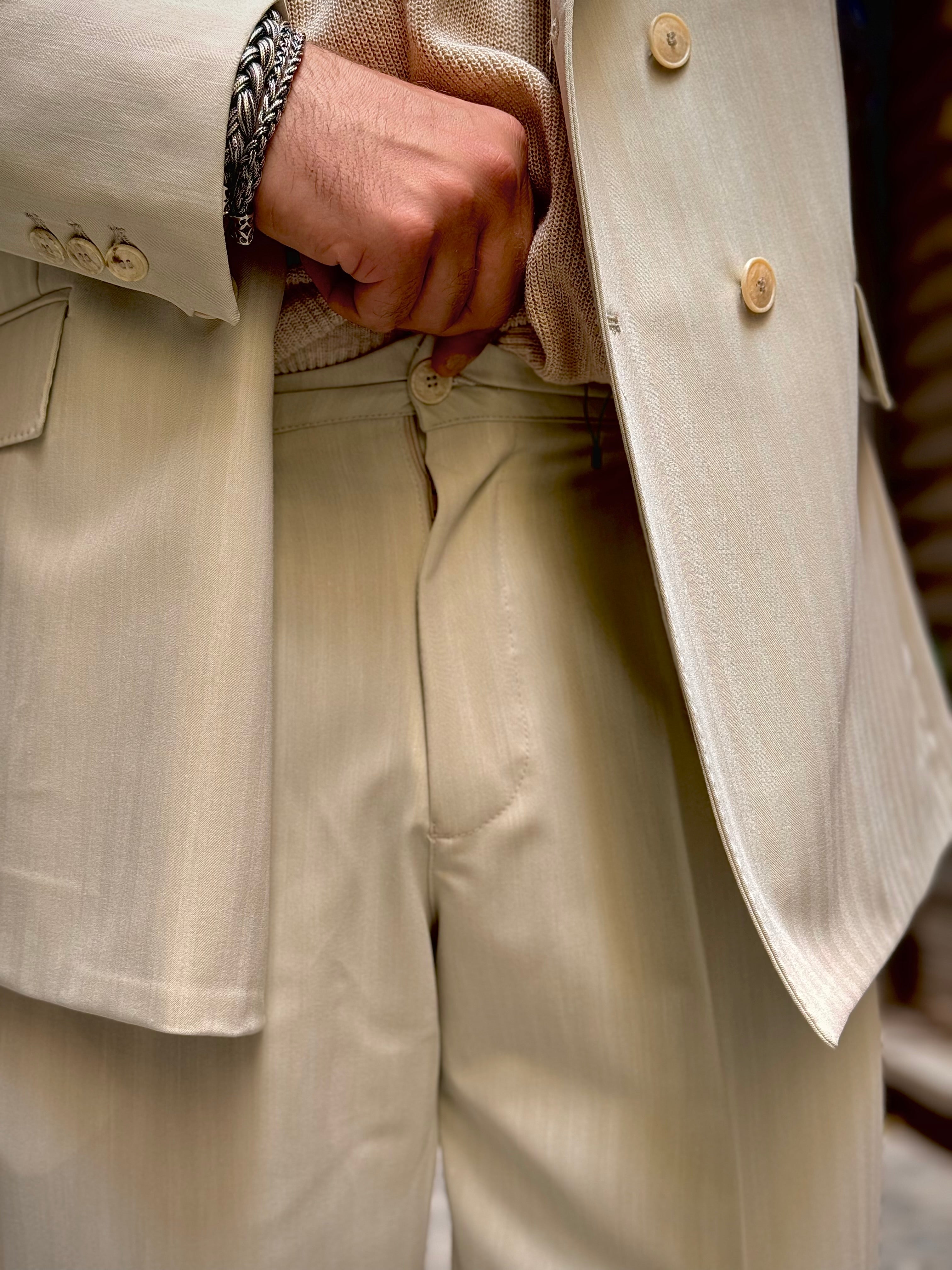 Abito Solaro Doppiopetto Beige