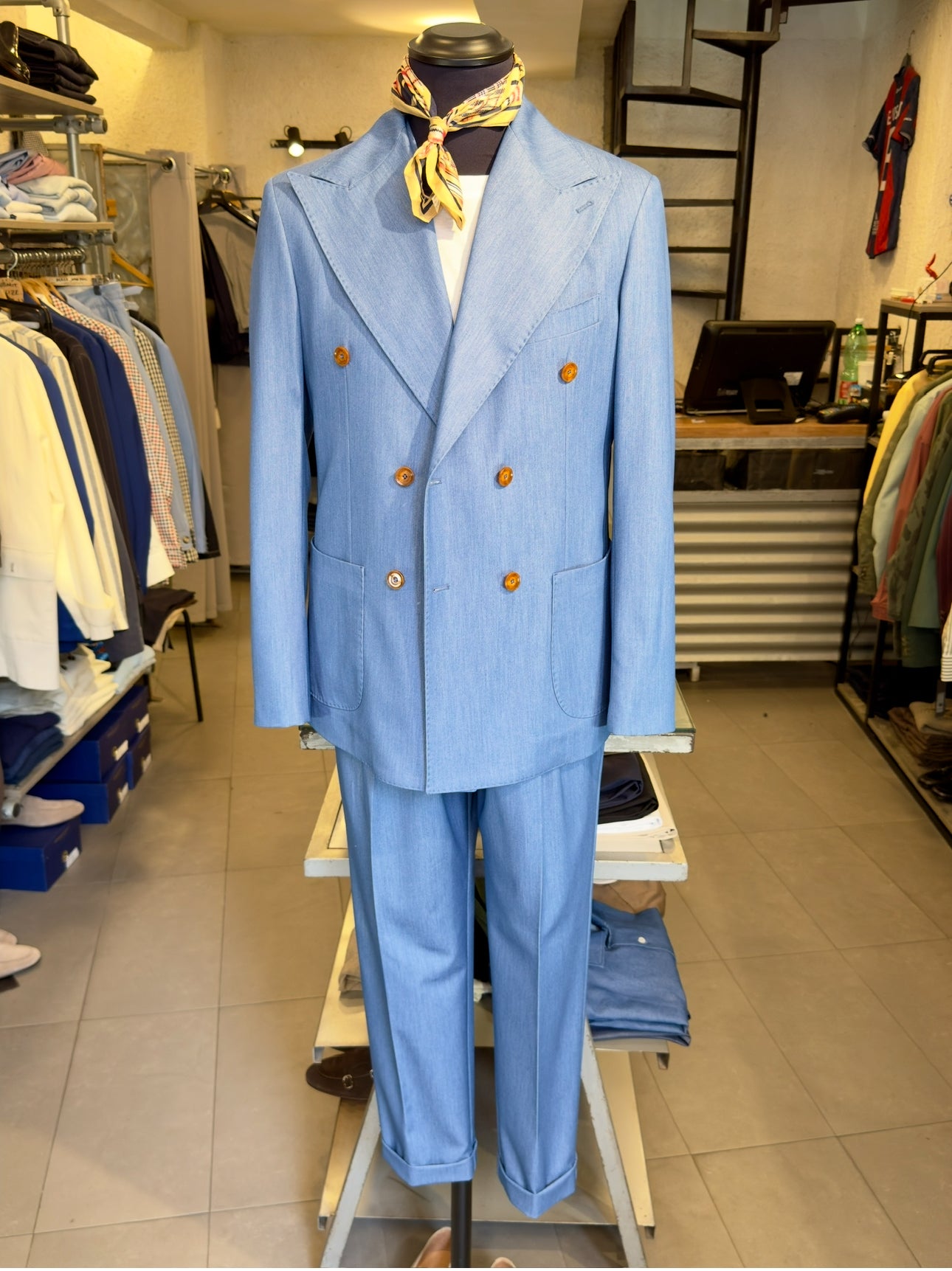 Abito Doppiopetto Denim