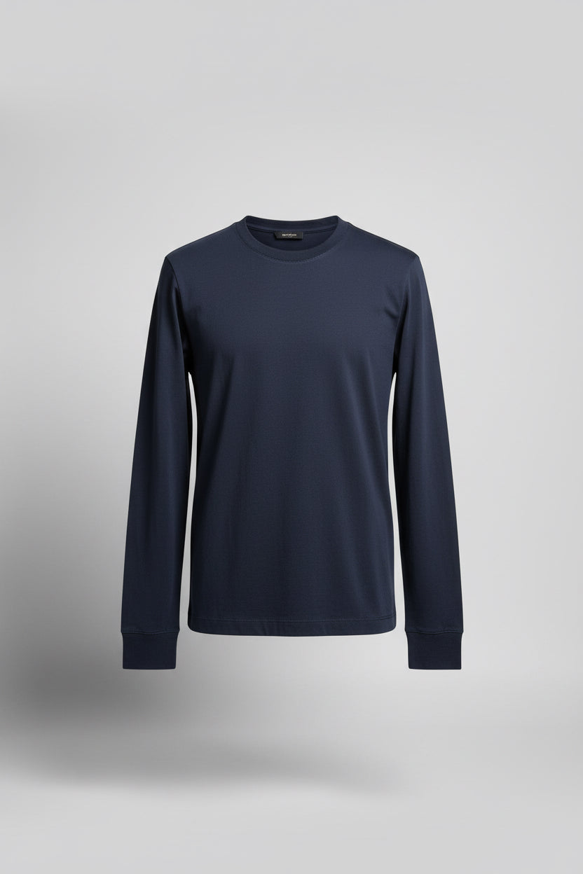 T-shirt manica lunga filo di Scozia