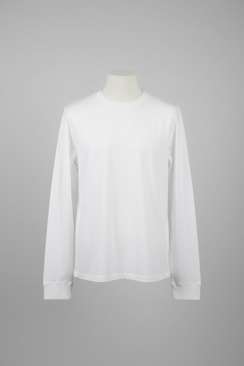 T-shirt manica lunga filo di Scozia
