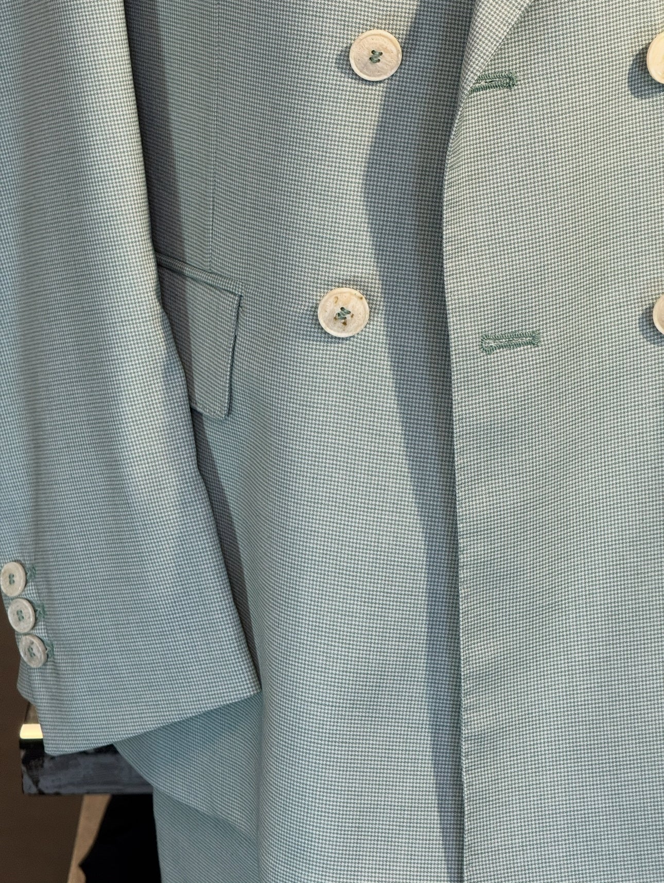 Abito Doppiopetto Verde Marino