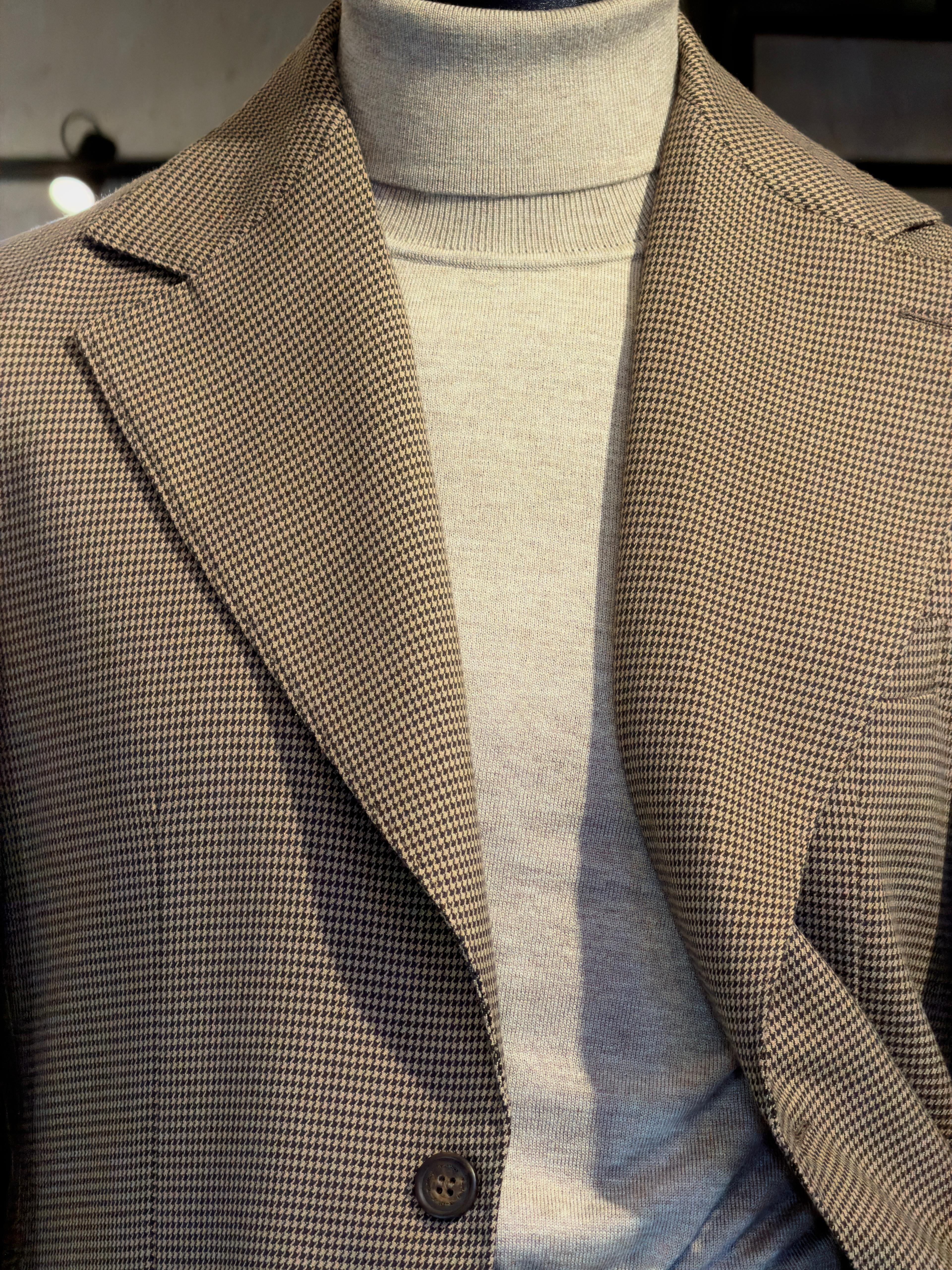 Abito in lana a Quadri