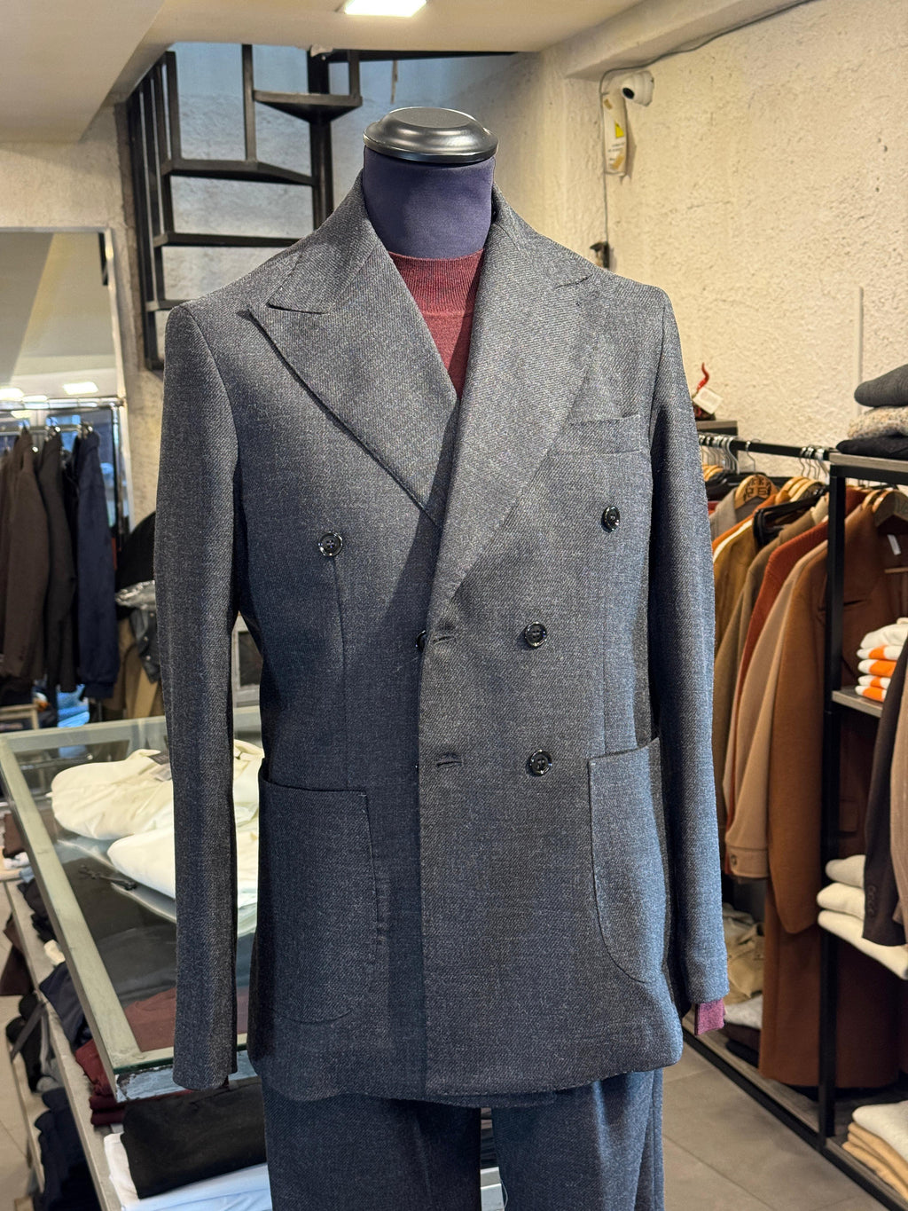 Abito  Doppiopetto Grigio