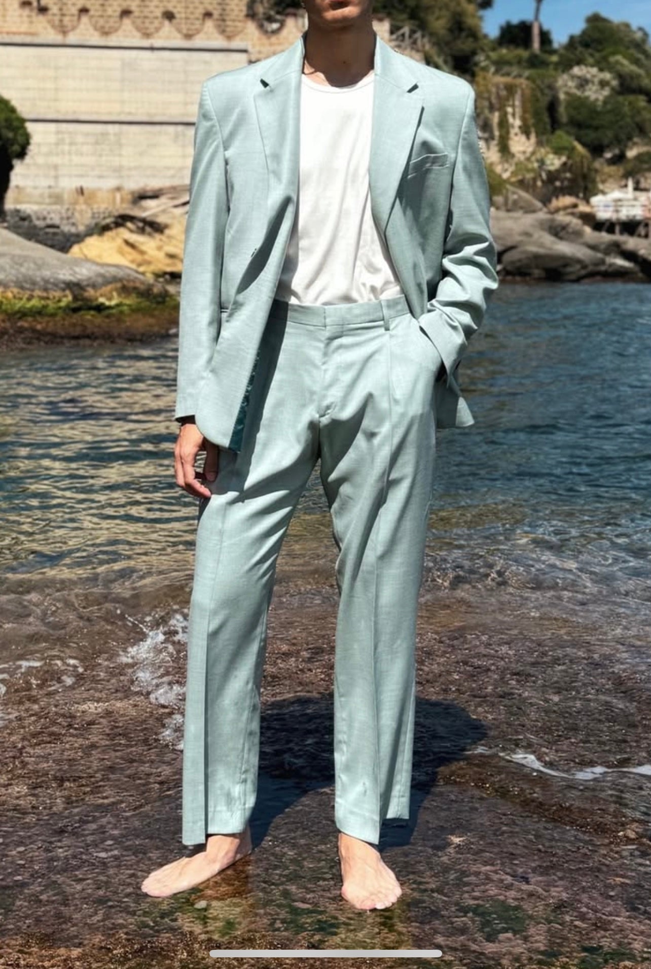 Abito Monopetto verde marino