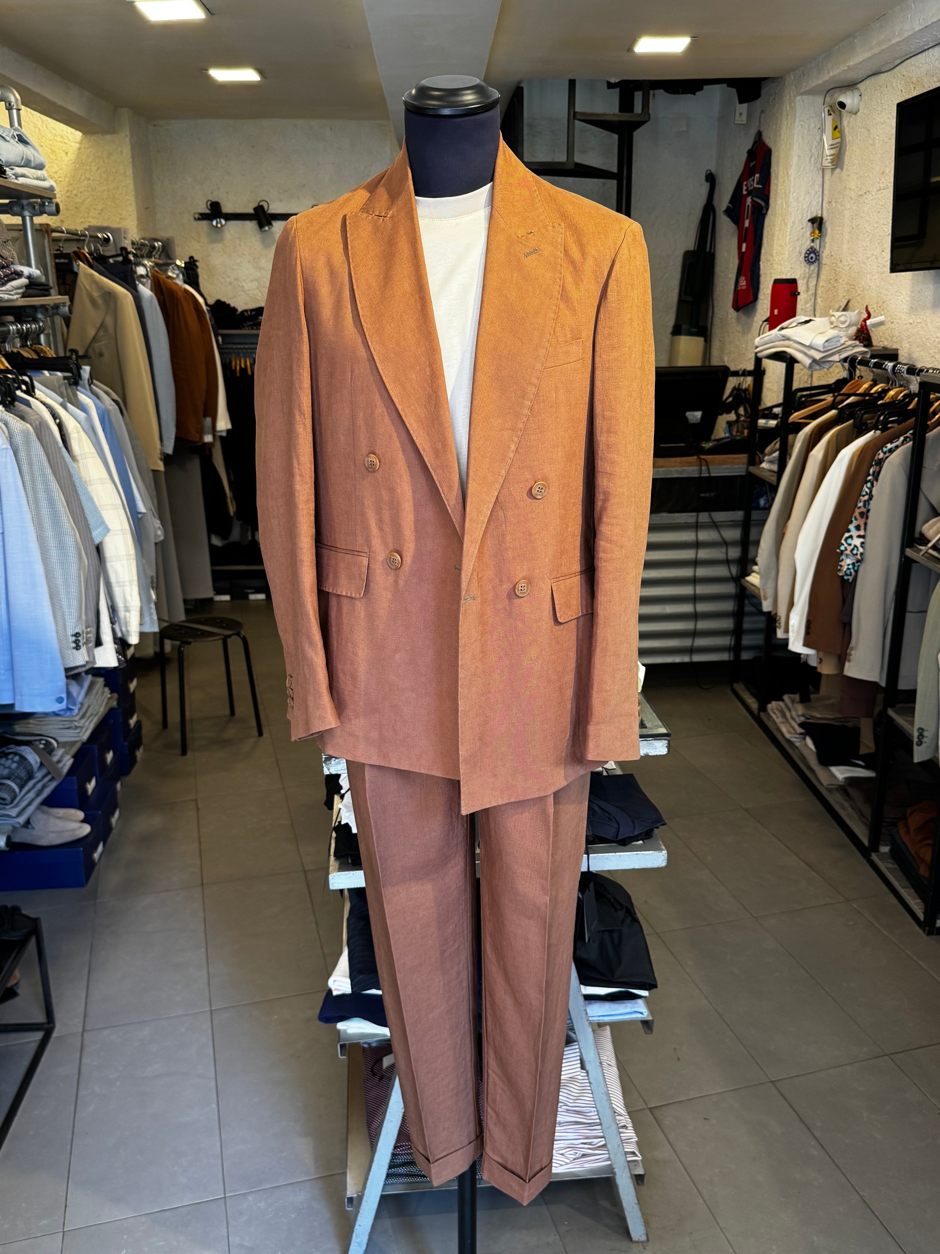 Abito in Lino Marrone