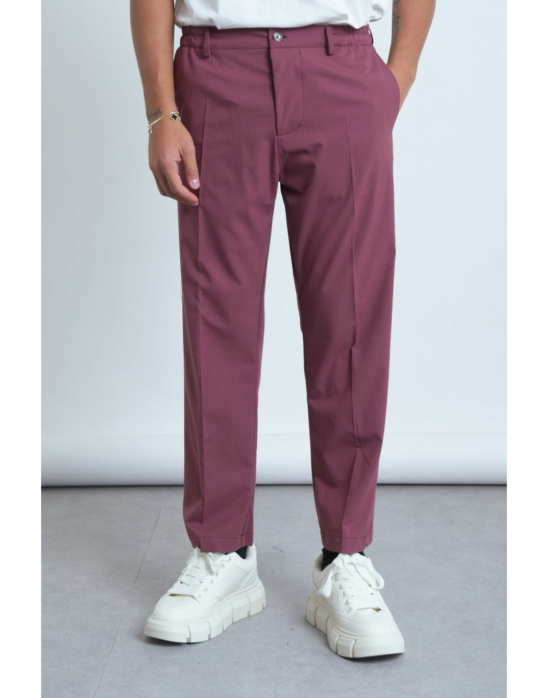 PANTALONE VITA BASSA LAVANDA