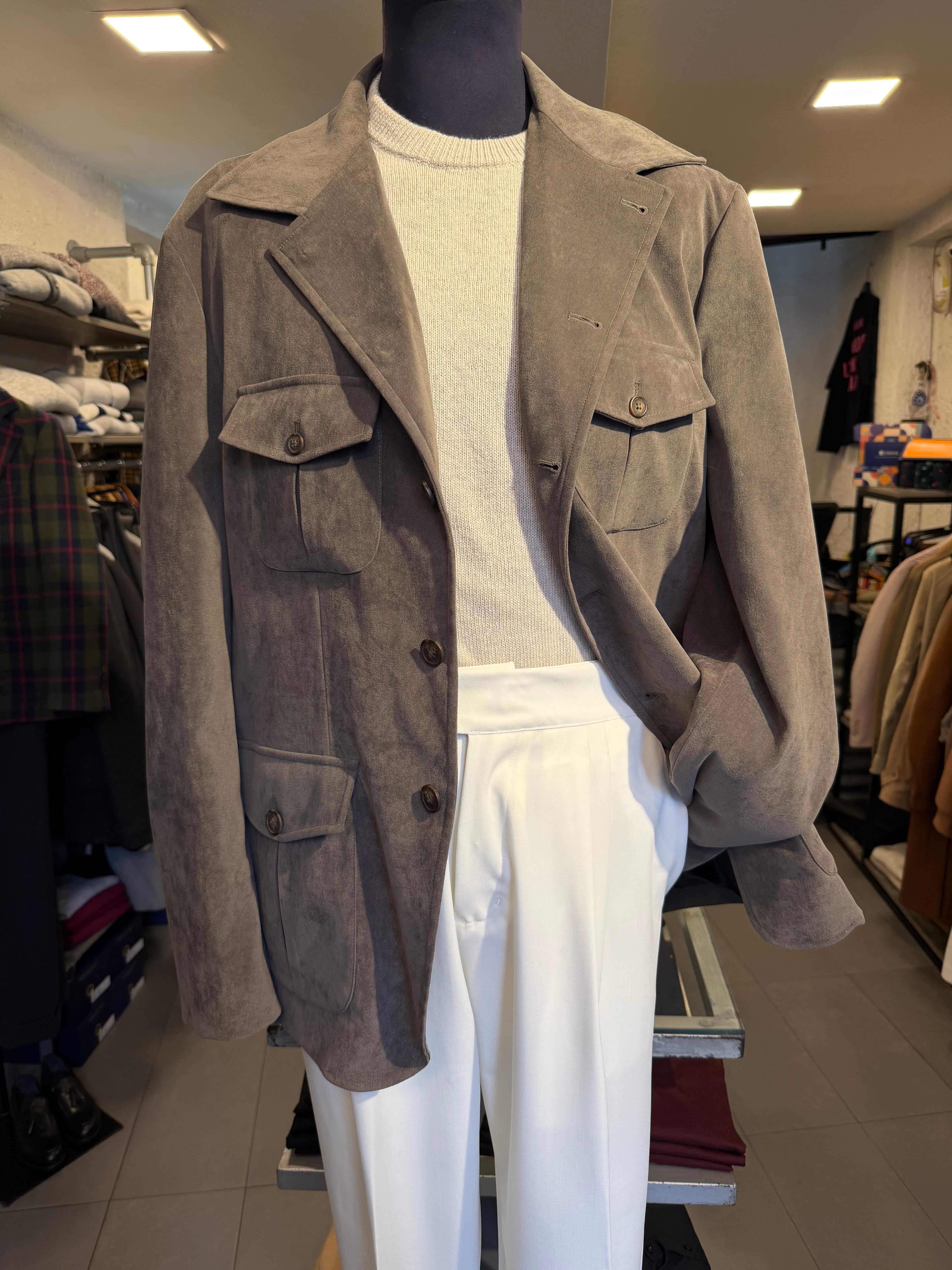 Sahariana eco-camoscio