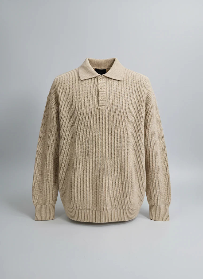 Polo oversize in cotone