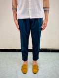Pantalone Vita Alta Blue