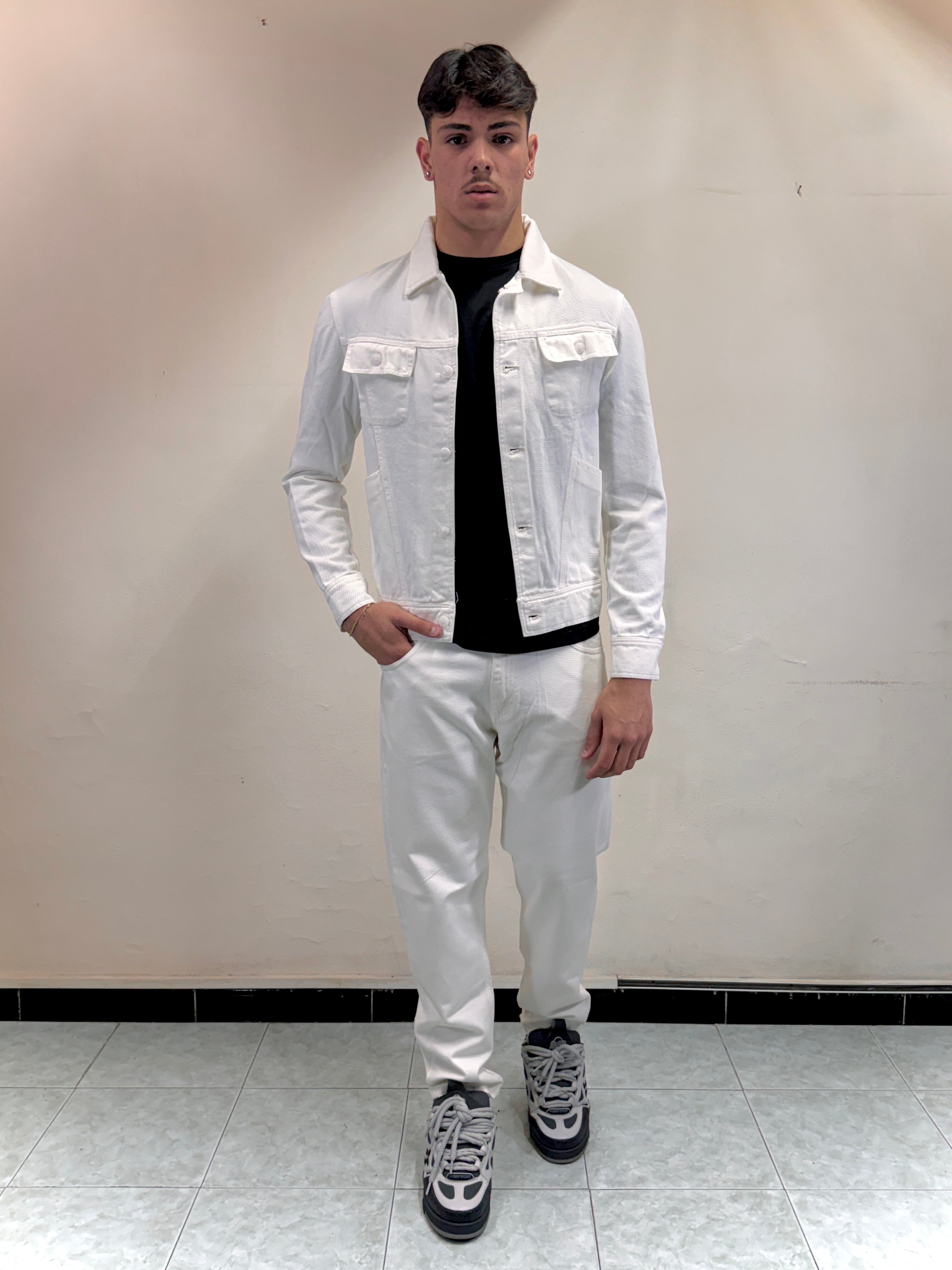 Coordinato Jeans White