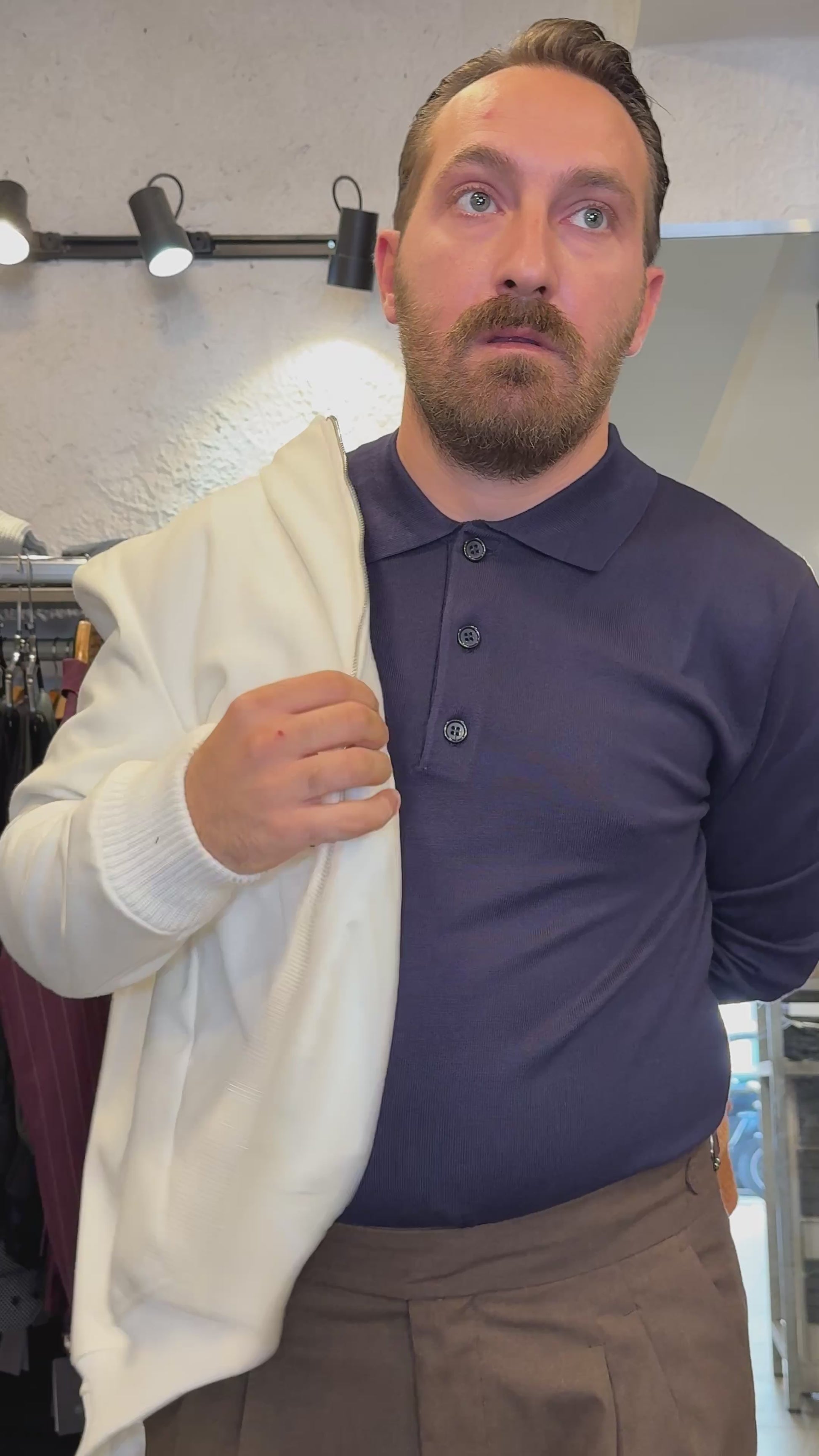 Bomber in lana