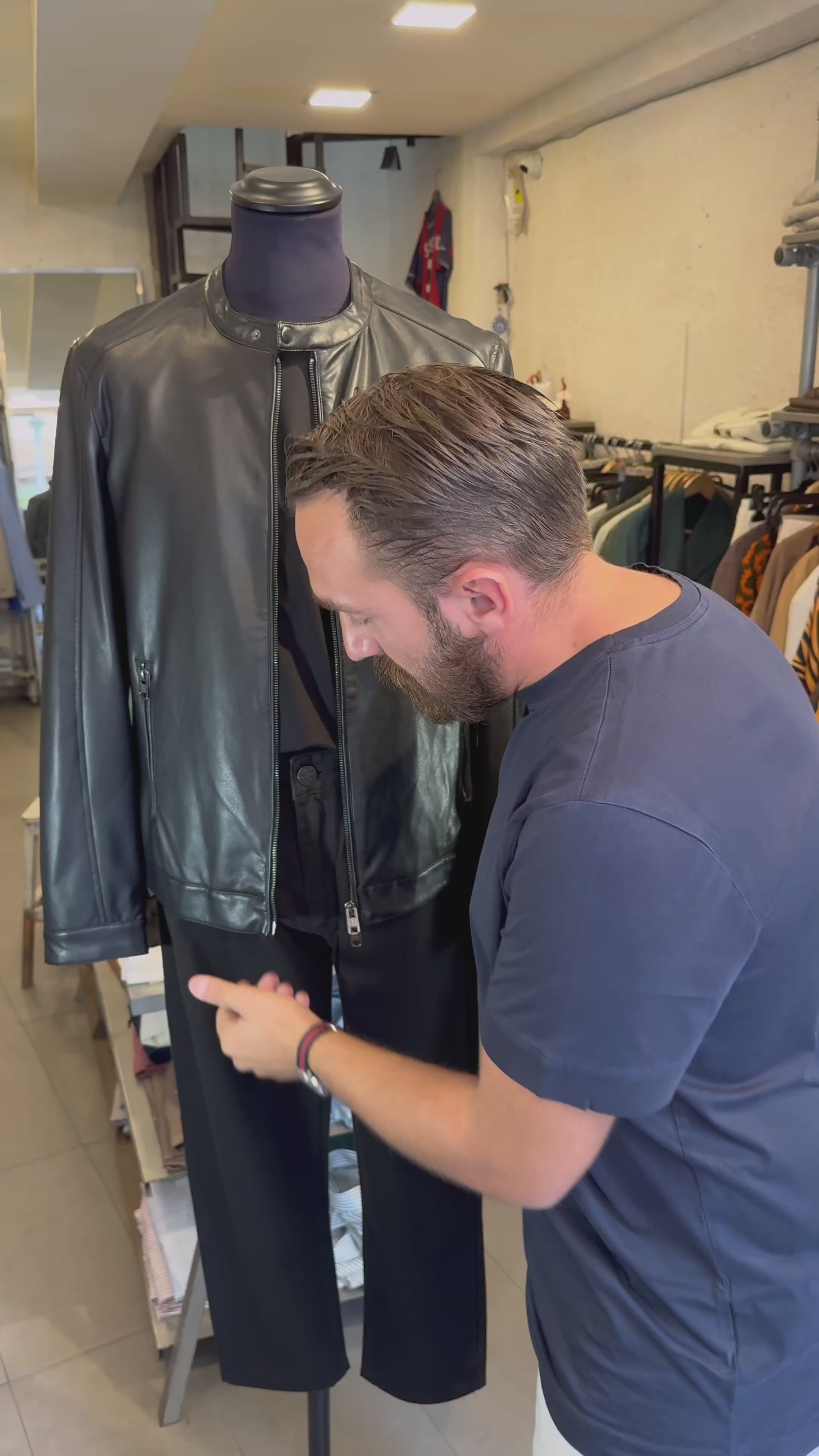 Jacket in Ecopelle