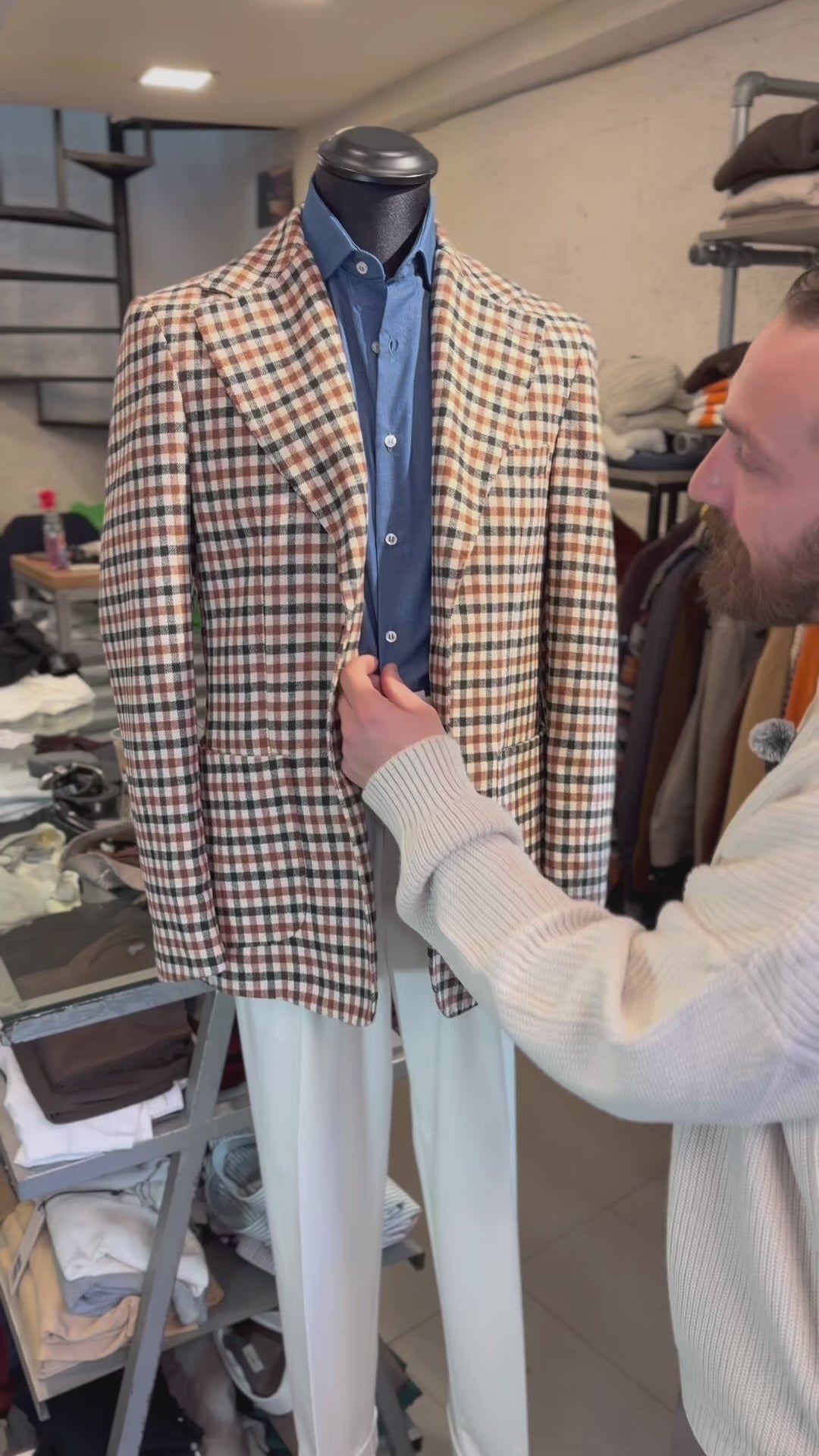 Giacca MONOPETTO IN LANA